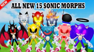 How To Get ALL 15 NEW BADGES in Find The Sonic Morphs - UPDATE