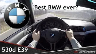 BMW 530d (E39) 2002 POV Test Drive + Acceleration 0 - 200 km/h