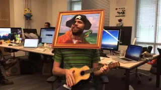 Spongebob Theme Song as Painty The Pirate on Ukulele