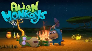 Silly Show for Kids! | Alien Monkeys (10-Minute Cartoon for Kids!)