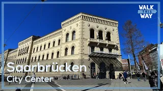 Saarbrücken - City Center Walking Tour 4K