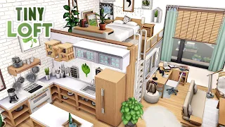 TINY LOFT w/ PLATFORMS | THE SIMS 4 - Speed Build (NO CC)