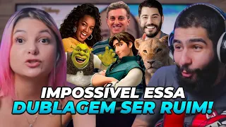 10 PIORES DUBLAGENS de FAMOSOS em DESENHOS animados (Disney | Pixar...) [REACT] ESTRAGARAM O FILME?