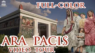 Virtual Ancient Rome in 3D - ALTAR OF PEACE - full-colored reconstruction and video tour