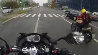 Triumph Tiger 1050 vs BMW G650 Xcountry 0-150km/h