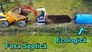 Am montat Fosa Septica Ecologica (tricamerala)