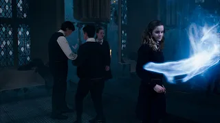 Гарри Поттер учит отряд Дамблдора заклинанию эксперто патронус | Гарри Поттер и Орден Феникса