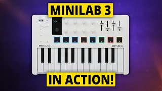 Using the ARTURIA MINILAB 3 - Hands on demo and review!