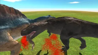 SPINOSAURUS vs T-REX (Animal Revolt Battle Simulator)