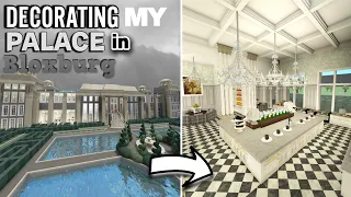 DECORATING My $2M PALACE INTERIOR In BLOXBURG (Part 3)