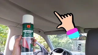 How to fix stick headliner on the car. How not to do this.