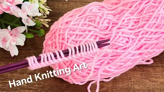 YOU MUST TRY THIS! My Mother Said This Knitting Pattern Is A Unique Stitch.