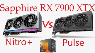 Sapphire RX 7900 XTX Pulse vs RX 7900 XTX Nitro+ | 9 games | Ray Tracing | Path Tracing | 1440p |