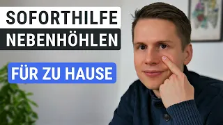 Soforthilfe Nasennebenhöhlenentzündung/verstopfung durch Akupressur! 👃