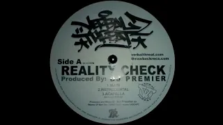 dj premier instrumental verbal threat - reality check