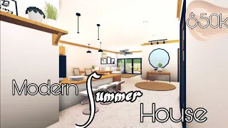 BLOXBURG: MODERN HOUSE || NO GAMEPASS || SPEEDBUILD || 50K