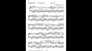 Bortkiewicz - Nocturne Op. 58 No. 5 "Dubrovnik"