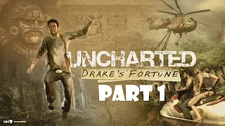 Uncharted 1: Drake's Fortune Walkthrough Gameplay Part 1 - Ambushed (PS4)