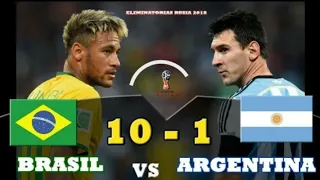 Brazil vs Argentina 10-1