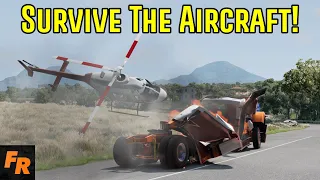 Survive The Aircraft! - BeamNG Drive