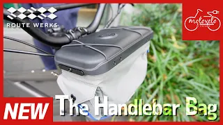 ギミック満載自転車バッグ【ROUTE WERKS】The Handlebar Bag（ルートワークス ハンドルバーバッグ）★モトベロチャンネル★