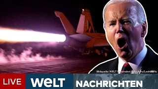 PULVERFASS IM NAHEN OSTEN: USA und Partner greifen Huthi-Stellungen im Jemen an I WELT NEWSSTREAM