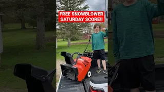 FREE Snowblower - can we fix it & sell it for CASH? 💰