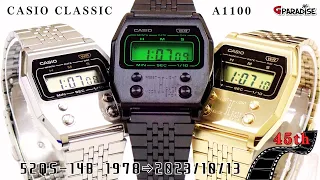 【チープカシオ】G-SHOCK好きにもぶっ刺さる！フルメタル 最新チプカシ A1100 実機レビュー CASIO CLASSIC