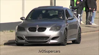 BMW M5 E60 w/ Eisenmann Exhaust!  Accelerations & Downshifts..EPIC V10 SOUND!