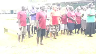 lauru region evangilism singing farewell song at united church Ringi KFPL kolombangara