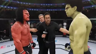 Hellboy vs. Hulk (EA Sports UFC 3) - CPU vs. CPU - Crazy UFC 👊🤪