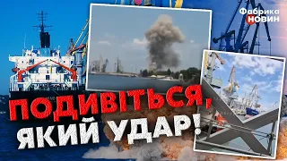 🔥Вот это пылает! В БЕРДЯНСКЕ ВЛУПИЛИ ПРЯМО В ПОРТ. Серия БОЛЬШИХ ВЗРЫВОВ. НАЧАЛАСЬ ПАНИКА