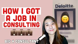 How to get a JOB AT Big 4 CONSULTING with a LOW GPA (Straight out of college) | Deloitte Consulting