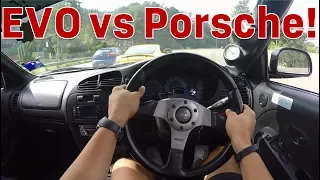 Mercedes A45 vs Mitsubishi EVO vs Porsche Cayman vs Lotus Exige Genting Karak