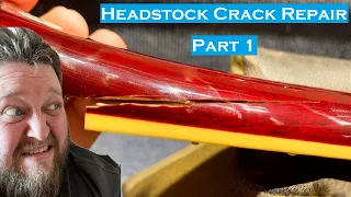 Headstock Crack Repair (Part 1)