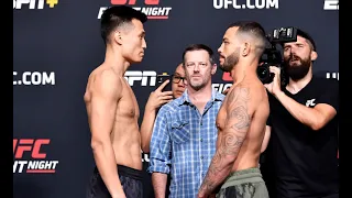 UFC Vegas 29: Weigh-in Faceoffs