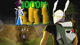 Making 1,000,000,000 GP in Wildy WITHOUT Banking - Exiled #1