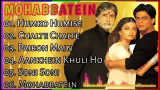 🌹Mohabbatein - Audio Jukebox | Full Songs | Jatin-Lalit, Anand Bakshi jukebox gallery,🌹