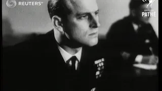 Prince Philip on campus at Royal Naval College (1948)