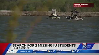 2 IU students missing at Monroe Lake, search continues