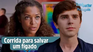 Shaun e Claire fazem uma cirurgia de fígado na rua | Temporada 1 | The Good Doctor em Português