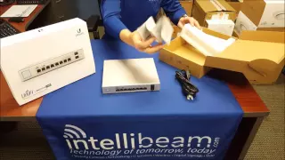 Ubiquiti UniFi US‑8‑150W switch unboxing by Intellibeam.com