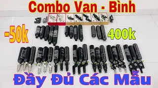 COMBO VAN BÌNH - CÁI GÌ CŨNG CÓ - VAN ĐIỀU ÁP - BÌNH HƠI PCP