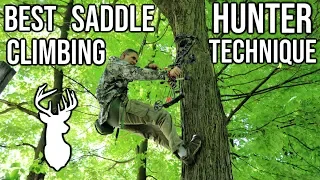 Best climbing technique for saddle hunters (DRT Climbing Technique)