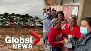 South Africans seek shelter, food after flooding kills hundreds with more rain forecast