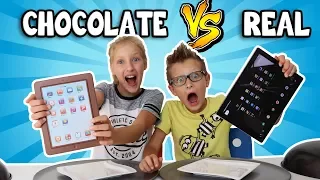 CHOCOLATE vs REAL!!!!!