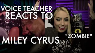 Voice Teacher Reacts to Miley Cyrus singing "Zombie"