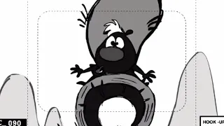 Skunk Fu!: Skunk's Squashing and Stretching Massage Storyboarded