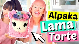 Wir backen eine LAMA ALPAKA TORTE 🎂| ViktoriaSarina