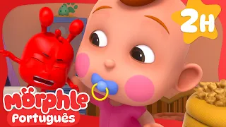 Babá do Bebê Gigante! | 2 HORAS DO MORPHLE! | Desenhos Animados Infantis em Português